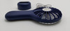 WOANGER 1 PACK MINI POWERFUL HANDHELD FAN BULK 3 SPEED SMALL DESK FAN DARK BLUE