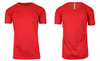 Galaxy by Harvic Men's Moisture-Wicking Wrinkle Free Tee (MPT-100RD-2XL) Red 2XL New