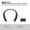 PANASONIC WN10 WIRELESS WEARABLE TV NECK SPEAKER BLUETOOTH SC-WN10PP-K - BLACK