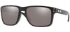 Oakley Men's Holbrook XL Square Polarized Sunglasses, Polished Black, 59mm