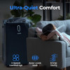 SereneLife SLPAC242B Portable Air Conditioner-12000 BTU Capacity (ASHRAE)
