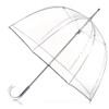 TOTES ADULT CLEAR BUBBLE UMBRELLA WITH DOME CANOPY AND LIGHTWEIGHT WIND RAIN New