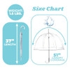 TOTES ADULT CLEAR BUBBLE UMBRELLA WITH DOME CANOPY AND LIGHTWEIGHT WIND RAIN New