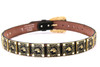 WEST STAR TEXAS CONCHO BELT- #783 DOUBLE GUNS - BK BASKETWEAVE
