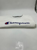 CHAMPION POWERBLEND CREWNECK SWEATSHIRT, CLASSIC SCRIPT LOGO - MEN XL - WHITE New