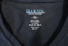 BLUE ICE MEDIUM STRETCH VNECK TSHIRT MENS - BLACK New