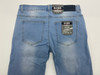 BLU ROCK STRETCH MEN’S DENIM FLEX JEANS - SIZE: MEN 32X31 - LIGHT BLUE New