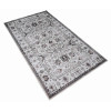 BIBB HOME 4FTX6FT WASHABLE FLANNEL PRINTED AREA RUG LATEX BACK - IVORY GRACE New