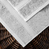 BIBB HOME SUPERIOR EGYPTIAN COTTON PILE HEAVYWEIGHT 6-PIECE SET SILVER/SEAL GRAY New