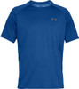 UNDER ARMOUR TECH 2.0 SHORT SLEEVE TEE - ROYAL/GRAPHITE - SIZE XL New