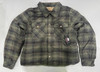 RUDOLPH MEN'S FLANNEL SHERPA-LINED SHIRT JACKET - SIZE: MEN M - OLIVE/BLACK New