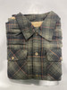 RUDOLPH MEN'S FLANNEL SHERPA-LINED SHIRT JACKET - SIZE: MEN M - OLIVE/BLACK New