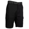 GALAXY BY HARVIC RUGGED TRAIL MEN'S RIPSTOP CARGO SHORTS  BELT - SIZE 36 - BLACK New