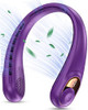 KIDEE NECK FAN RECHARGEABLE COOLING AIR VOLUME ULTRA QUIET - PURPLE