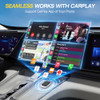 GUOWO Carplay Android Auto Wireless Adapter 2-in-1 Converts Wired, A23 - GRAY