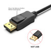 AVACON 4K DISPLAYPORT TO HDMI 6 FEET GOLD-PLATED CABLE UNI-DIRECTIONAL DP 1.2