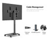 FITUEYES Mobile TV Stand with Wheels for 32-65Inch TV Screens