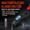 ROUUO WATERPROOF DIGITAL THERMOMETER FOR MEAT ROUUO G1 - BLACK