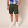 AMAZON ESSENTIALS MEN'S SLIM-FIT 9" CHINO SHORT - SIZE: MEN 34 - DARK OLIVE New