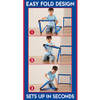 FRANKLIN SPORTS INDOOR MINI GOAL SPORTS SET - 3 IN 1 KIDS - BLUE