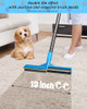 FAYTTYE CARPET RAKE FOR PET HAIR REMOVAL (57" EXTRA LARGE) - BLUE