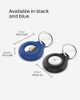 BELKIN AIRTAG SECURE HOLDER WITH KEY RING BELKIN WATERPROOF KEYCHAIN BLUE