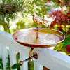 GARDENING PRODUCTS 4 LESS BIRD BATH AND BUTTERFLY OASIS POLLINATOR FOUNTAIN