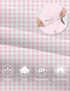 FKEEP Women's Tennis Golf Dress Outfits Athletic Workout Dress 2XL Pink Plaid New