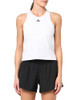 ADIDAS WOMEN'S TENNIS MID-LENGTH Y-TANK TOP SIZE: WOMEN M - WHITE New