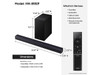 Samsung B-Series Soundbar 2.1 Channel Dolby Audio / DTS Virtual:X with Subwoofer