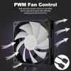 UPHERE 120MM BLACK ARGB COMPUTER CASE FANS 5-PACK HIGH PERFORMANCE COOLING UPHERE 120MM BLACK ARGB COMPUTER CASE FANS 5-PACK HIGH PERFORMANCE COOLING
