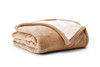 EDDIE BAUER SMART HEATED ELECTRIC THROW BLANKET REVERIBLE SHERPA - KHAKI