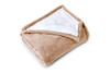 EDDIE BAUER SMART HEATED ELECTRIC THROW BLANKET REVERIBLE SHERPA - KHAKI