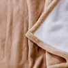 EDDIE BAUER SMART HEATED ELECTRIC THROW BLANKET REVERIBLE SHERPA - KHAKI