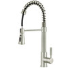 SOKA SINGLE HANDLE KITCHEN PULL DOWN FAUCET WITH SPARYER FIT SK5001NY - NICKEL
