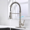 SOKA SINGLE HANDLE KITCHEN PULL DOWN FAUCET WITH SPARYER FIT SK5001NY - NICKEL