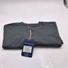 CHEROKEE MENS HENLEY TEE - SIZE: MEN L - CHARCOAL MELANGE New