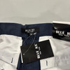 BLUE ICE MEN'S SLIM FIT STRETCH BELTED CARGO SHORTS - SIZE: MEN 32 - NAVY New