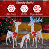 TOP TREASURES 3-PIECE IRIDESCENT REINDEER FAMILY - LIGHTED DEER SET