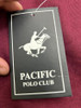 PACIFIC POLO CLUB MEN'S POLO CLUB SHIRT SLEEVES - SIZE: MEN S - BURGUNDY New