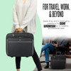SOLO NEW YORK ROLLING CASE WITH WHEELS - ROLLER LAPTOP BAG, ROLLER BRIEFCASE New