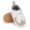 MECKIOR INFANT TODDLER CANVAS SHOES SNEAKER, SIZE: YOUTH 13 (12-18M), WHITE/GREY MECKIOR INFANT TODDLER CANVAS SHOES SNEAKER, SIZE: YOUTH 13 (12-18M), WHITE/GREY
