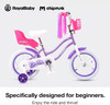 ROYALBABY CHIPMUNK KIDS BIKE TODDLERS 14 INCH WHEEL BICYCLE - GEMSTONE PURPLE