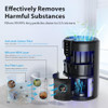 FREAIRE AIR PURIFIERS ROOM AIR PURIFIER WITH 3-IN-1 FILTER HAP-601-BLK - BLACK New