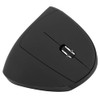 GLOGLOW 1600DPI ERGONOMIC VERTICAL MOUSE FOR LAPTOP - BLACK