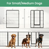 Simple Deluxe Dog Playpen 40" Height 8 Panels Fence Anti-Rust PTPPEN2740Q8BLK