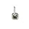 THE SAK BLACK AND SILVER CRYSTAL DROP EARINGS BLACK/SILVER