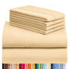LUXCLUB 6 PC SHEET SET BED SHEETS DEEP POCKETS 18" KING - BUTTER New