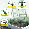 LALAHONI GARDEN TRELLIS FOR CLIMBING PLANTS OUTDOOR, 4FT X 4FT A FRAME BLACK