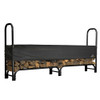 SHELTERLOGIC 8' ADJUSTABLE HEAVY DUTY OUTDOOR FIREWOOD RACK 90402 - Black